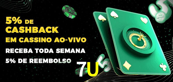 Promoções do cassino ao Vivo 7U
