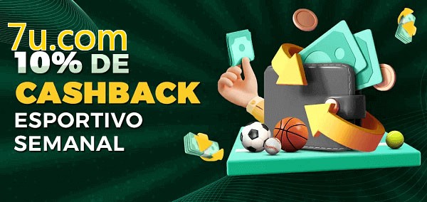 10% de bônus de cashback na 7u.com